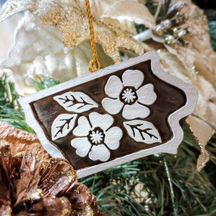 Iowa Wooden Ornament