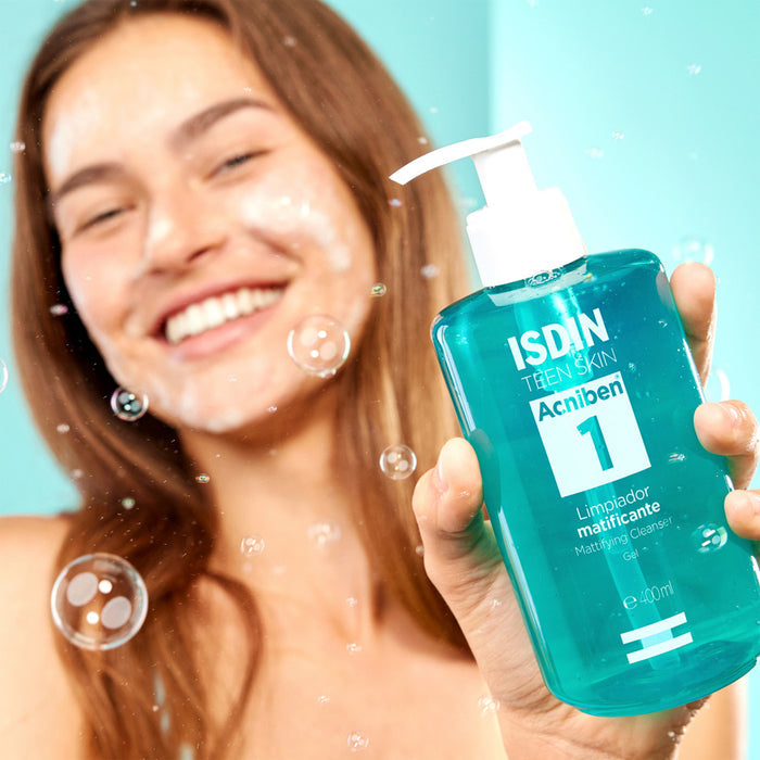 ISDIN Acniben 1 Limpiador Matifiying Cleanser Gel 400ml