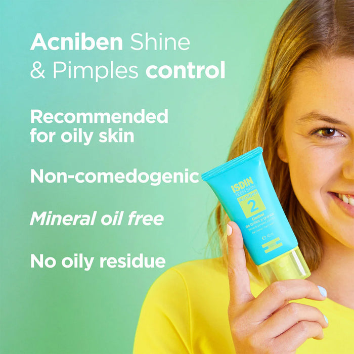 ISDIN Acniben 2 Shine & Pimples Control Gel Cream 40ml