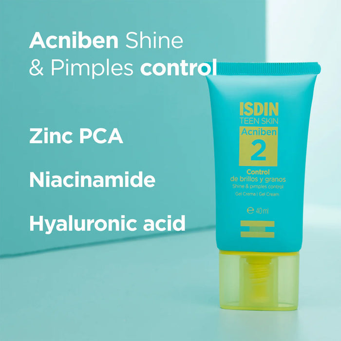 ISDIN Acniben 2 Shine & Pimples Control Gel Cream 40ml