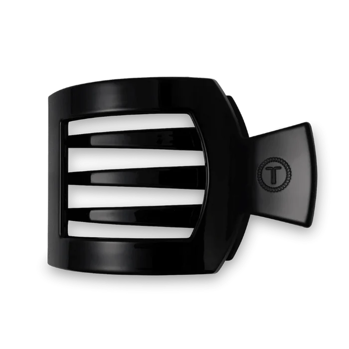 Teleties Jet Black Large Flat Square Clip