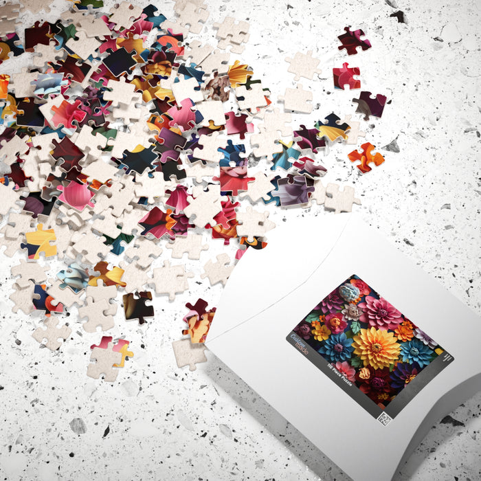 Kaleidoscope Blooms Puzzle - 1014 Pieces