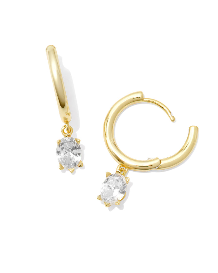 Kendra Scott Cailin Single Stone Huggie Earrings