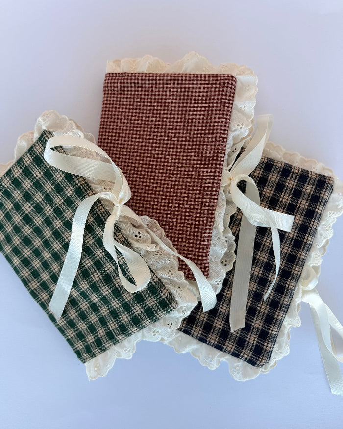 Kylie's Collection Gingham Lace Journal