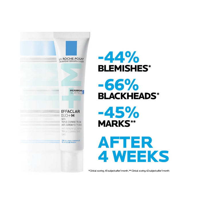 LA ROCHE-POSAY Effaclar Duo+M Acne Treatment Cream For Oily And Acne Prone Skin 40ml