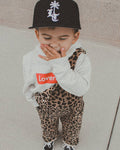 Leopard Print Overalls