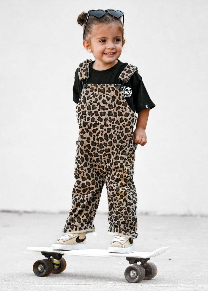 Leopard Print Overalls