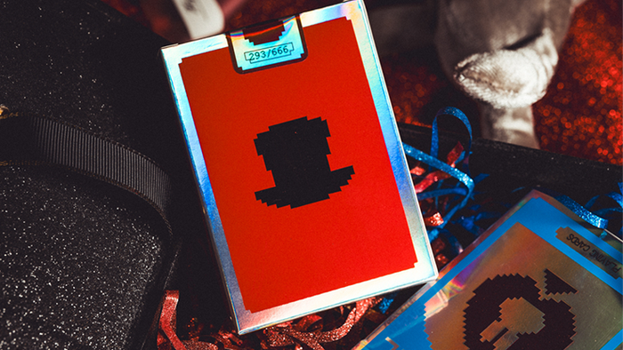 Limited Holographic Edition Surprise Deck V5 Playing cards Red