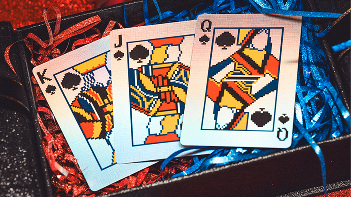 Limited Holographic Edition Surprise Deck V5 Playing cards Red