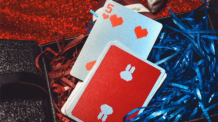 Limited Holographic Edition Surprise Deck V5 Playing cards Red