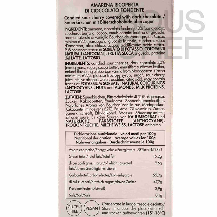 Maglio Chocolate Covered Amarena Cherries, 80g