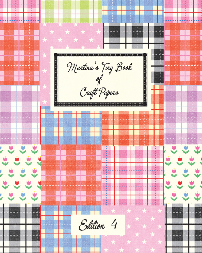 Martina’s Tiny Book of Scrapbooking Papers (Edition 4: Plaid & Stars!)