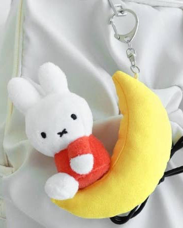Miffy Dream Series Keychain - on Crescent Moon