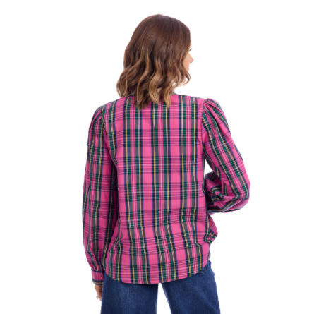 Mitzy Plaid Top