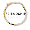 Morse Code Gold & Stone Bracelet - Friendship