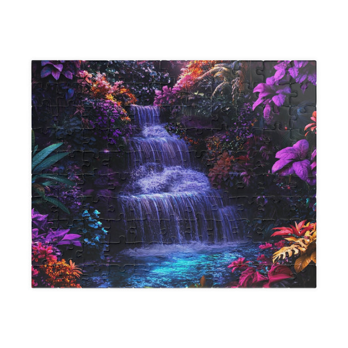 Mystic Waterfall in an Enchanted Forest Puzzle - 1014 Pieces