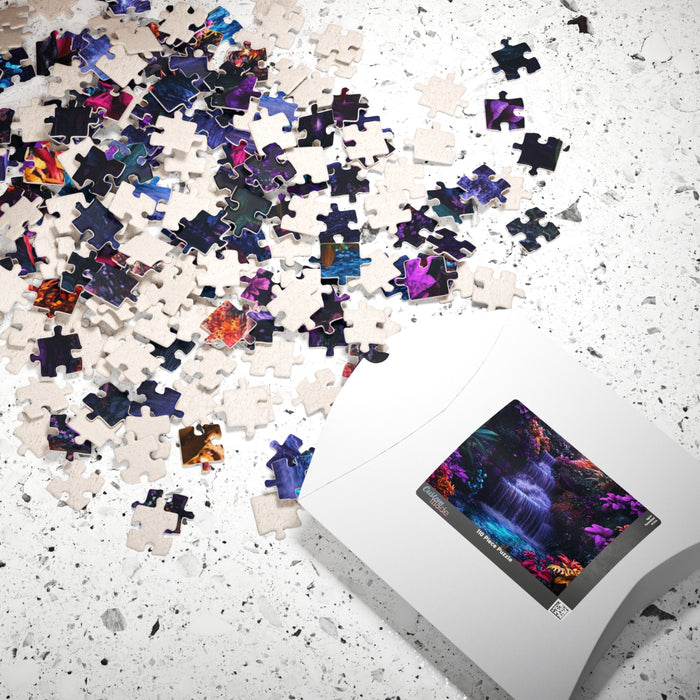 Mystic Waterfall in an Enchanted Forest Puzzle - 1014 Pieces