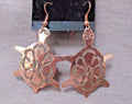 Native Navajo Copper Turtle Fetish Hook Earrings by Ed Abeyta JE0294 Two Ponies Trading