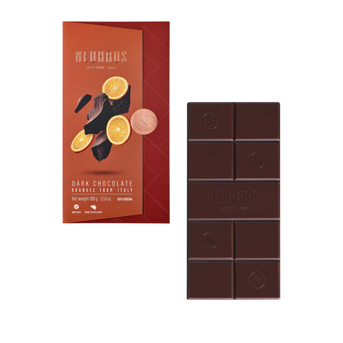Neuhaus Dark Orange Chocolate Bar, 100g