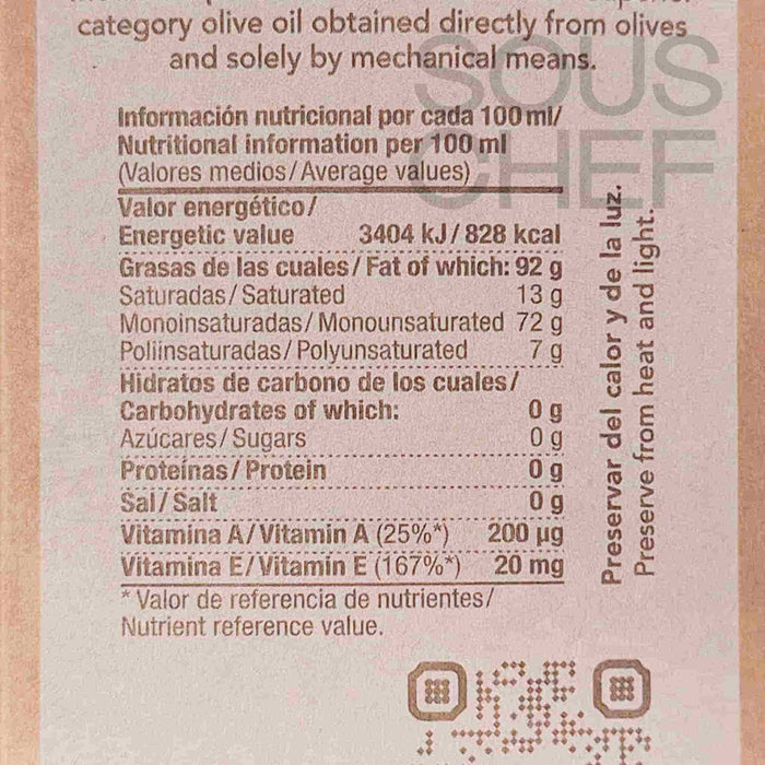 Nobleza del Sur Early Harvest "Eco Day" Organic Picual Gourmet Extra Virgin Olive Oil,  500ml