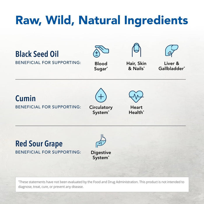 North American Herb Black Seed Plus 90 Vcaps - NF0002 - The Oasis of Health