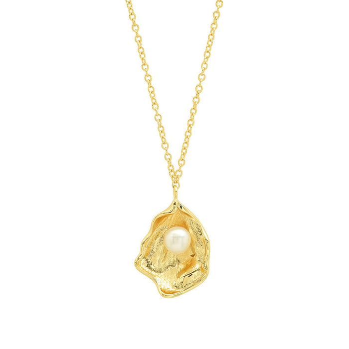 Oyster with Pearl Necklace