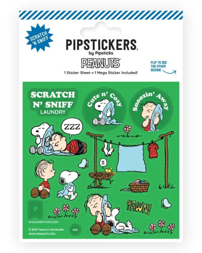 Peanuts Laundry Day Scratch 'n Sniff