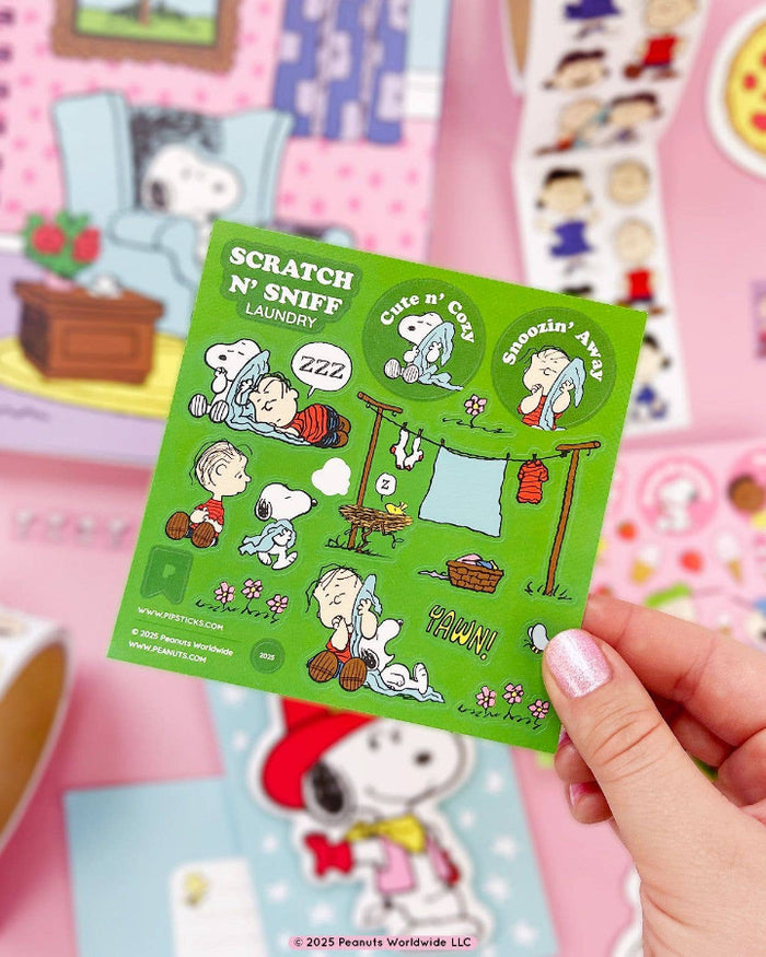 Peanuts Laundry Day Scratch 'n Sniff