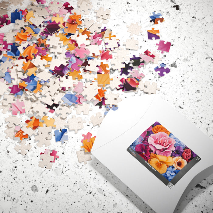 Pinks, Purples, Oranges, and Blues Puzzle - 1014 Pieces