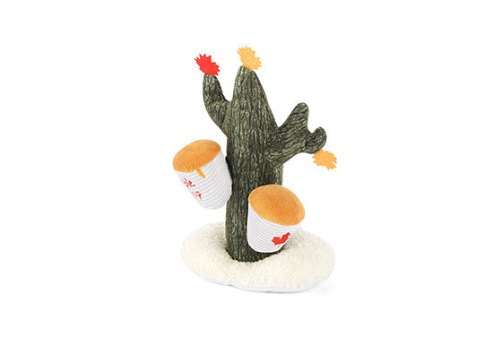 P.L.A.Y. Montreal Munchies Squeaky Plush Dog toys, Barking Up The Maple Tree