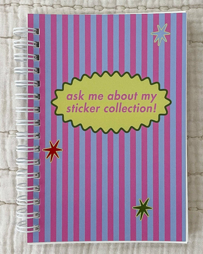 Pocket Sticker Book: Pink/Blue