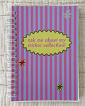 Pocket Sticker Book: Pink/Blue