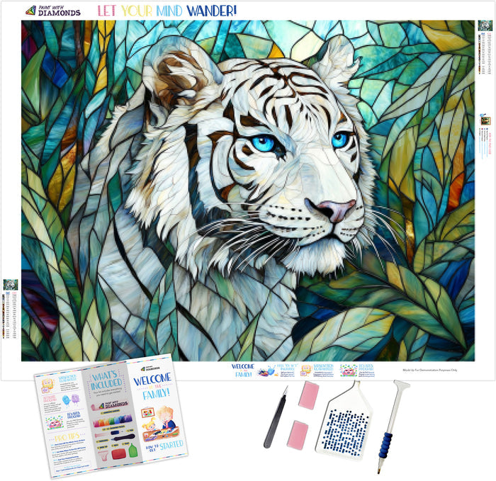 Powerful Majestic White Tiger