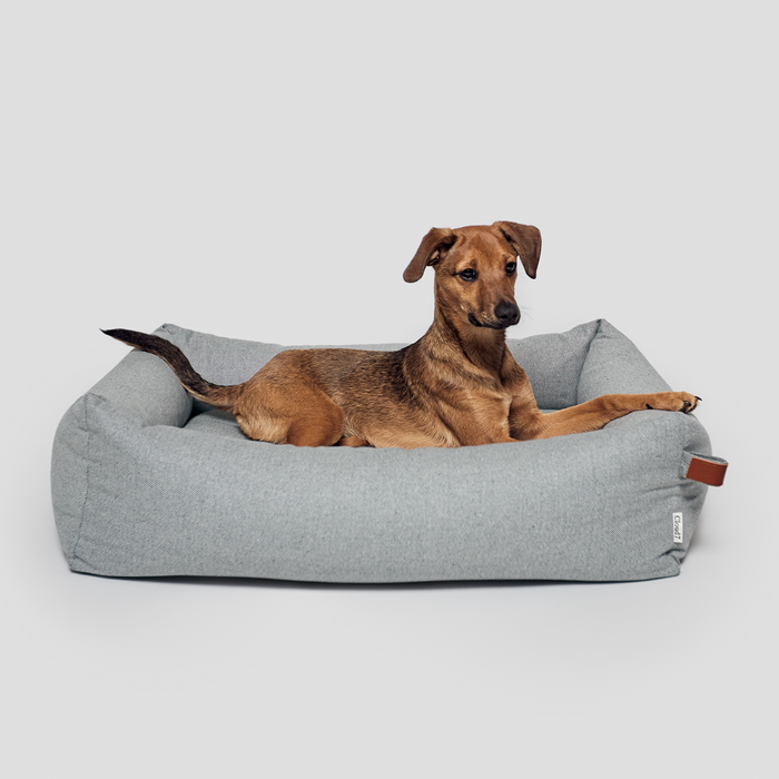 [Pre Order] Cloud7 Sleepy Deluxe Dog Bed: Tweed Grey