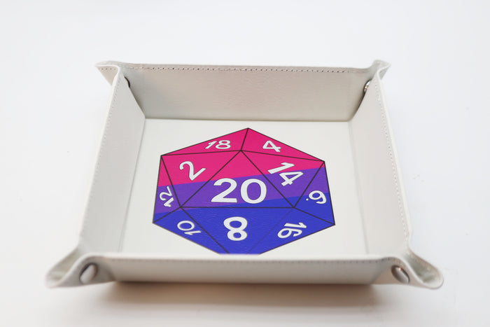 Pride D20 Snap Tray: Bisexual Dice Tray Foam Brain Games