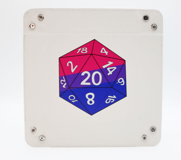 Pride D20 Snap Tray: Bisexual Dice Tray Foam Brain Games