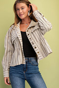 Printed Corduroy Jacket