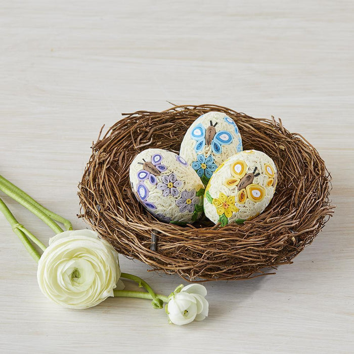Quilled Butterfly Easter Egg
