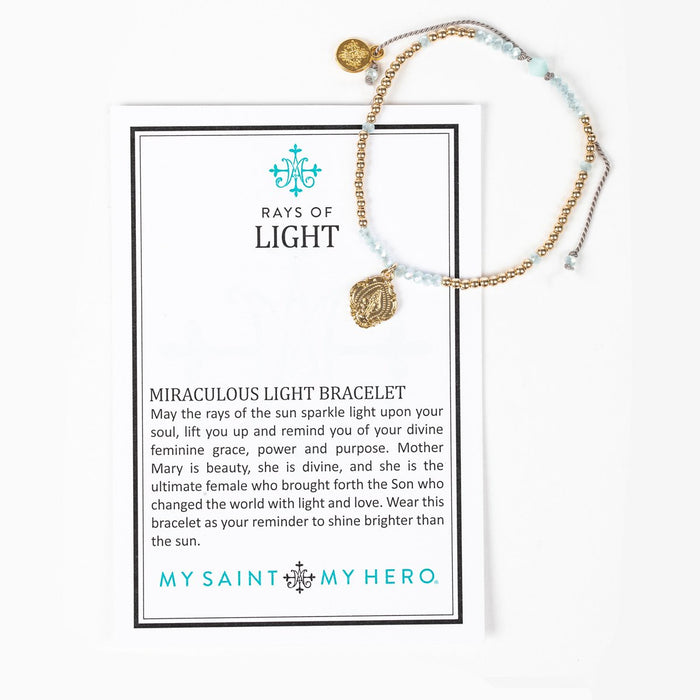 Rays Of Light Miraculous Light Bracelet - Silver