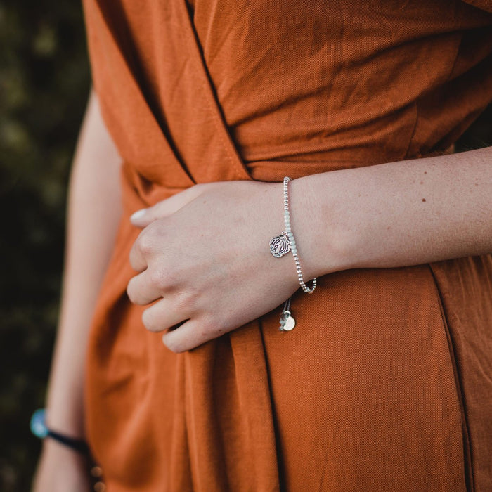 Rays Of Light Miraculous Light Bracelet - Silver