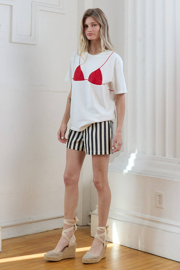 Red Bikini Graphic Tee