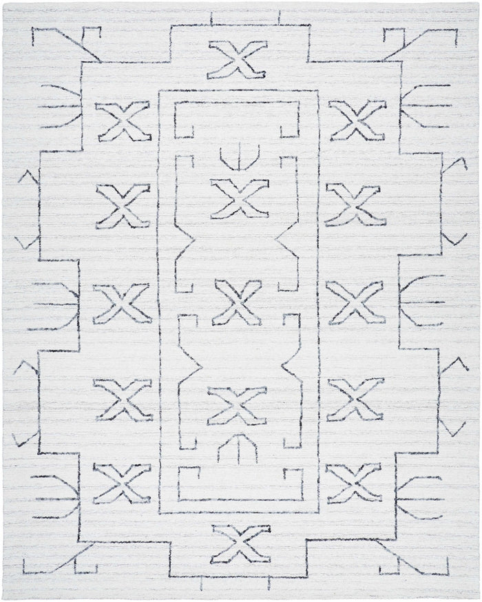 Rider Ivory Contemporary Style Hand Tufted Wool Area Rug - The Rug Decor