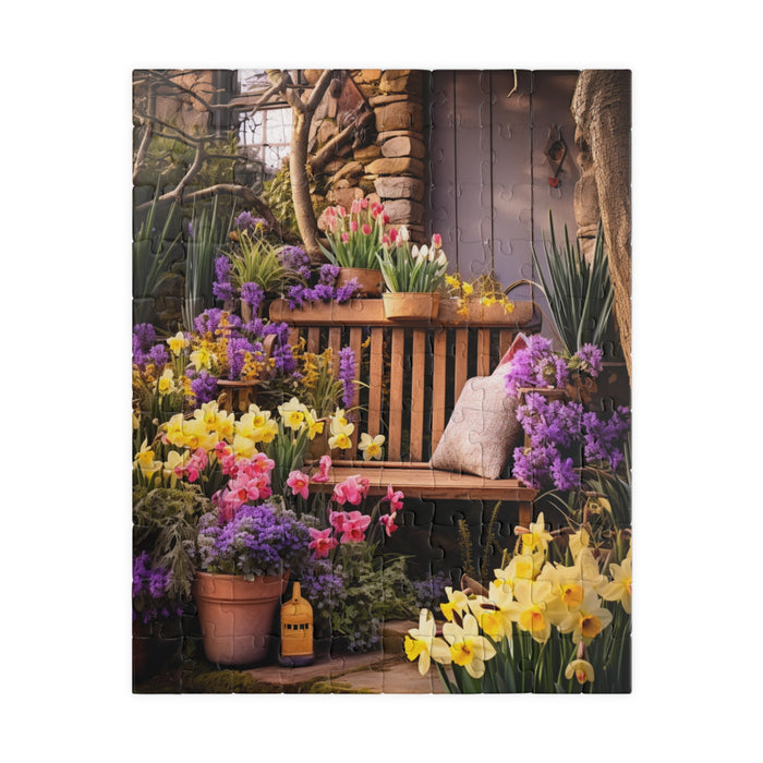 Rustic Garden Scene Puzzle - 1014 Pieces