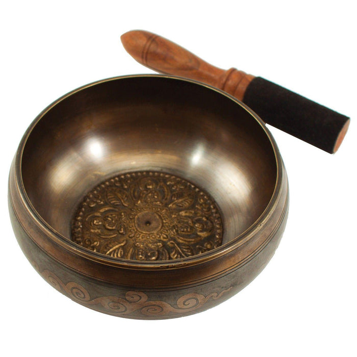 Singing Bowl Four Buddhas