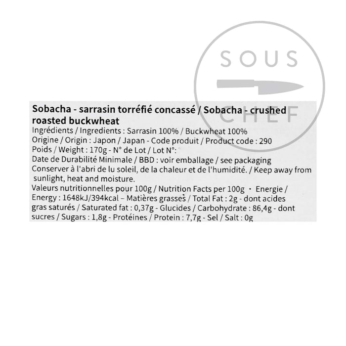 Sobacha - Crushed Roasted Buckwheat Seeds 170g