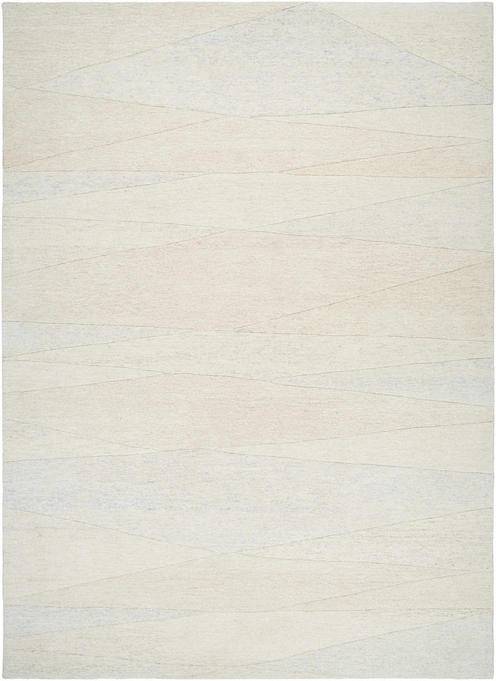 Soner Modern Contemporary Ivory Hand Tufted Wool Area Rug - The Rug Decor