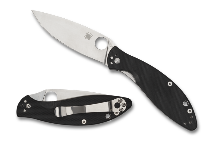 Spyderco Astute - Liner Lock - Black G10 Handle - C252GP - SNK/WTO - Home Office