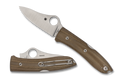 Spyderco SpyOpera - Brown Canvas Micarta - M390 - C255CMP - SNK/WTO - Home Office