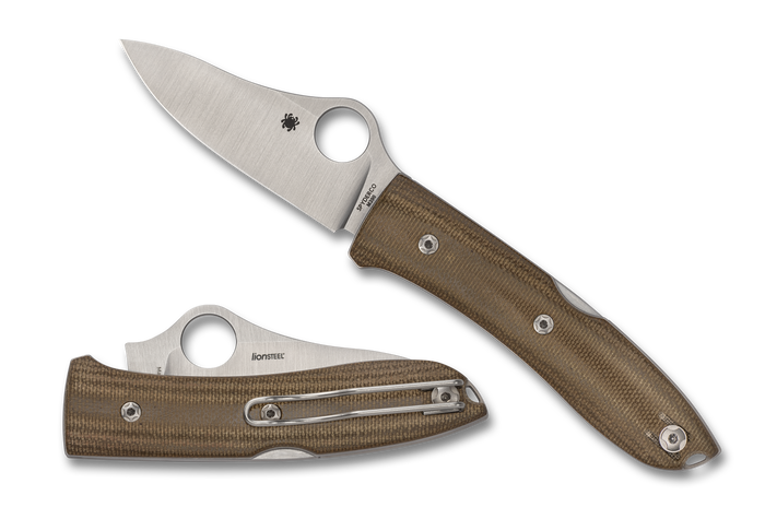 Spyderco SpyOpera - Brown Canvas Micarta - M390 - C255CMP - SNK/WTO - Home Office
