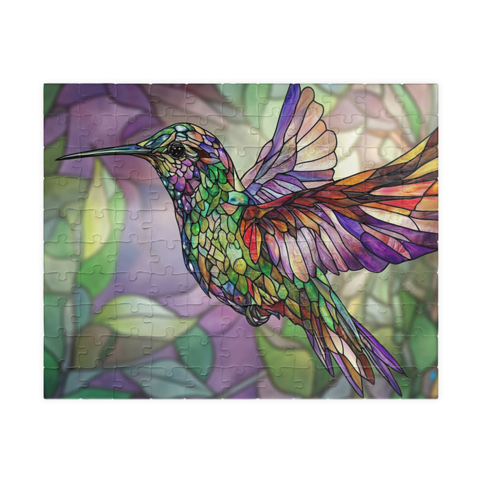 Stained Glass Majestic Hummingbird Puzzle - 1014 Pieces